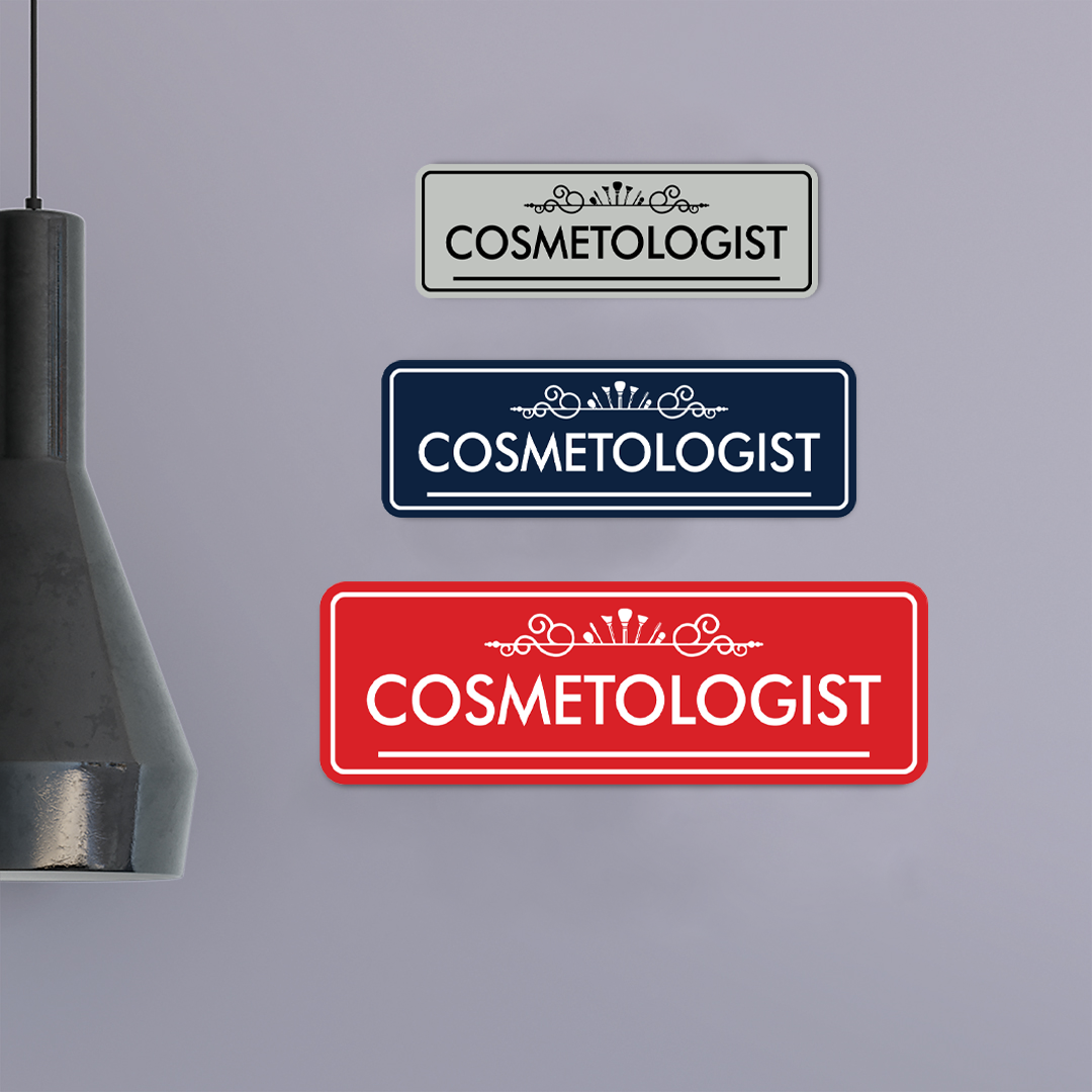 Signs ByLITA Cosmetologist Medical Office Decor Wall or Door Sign