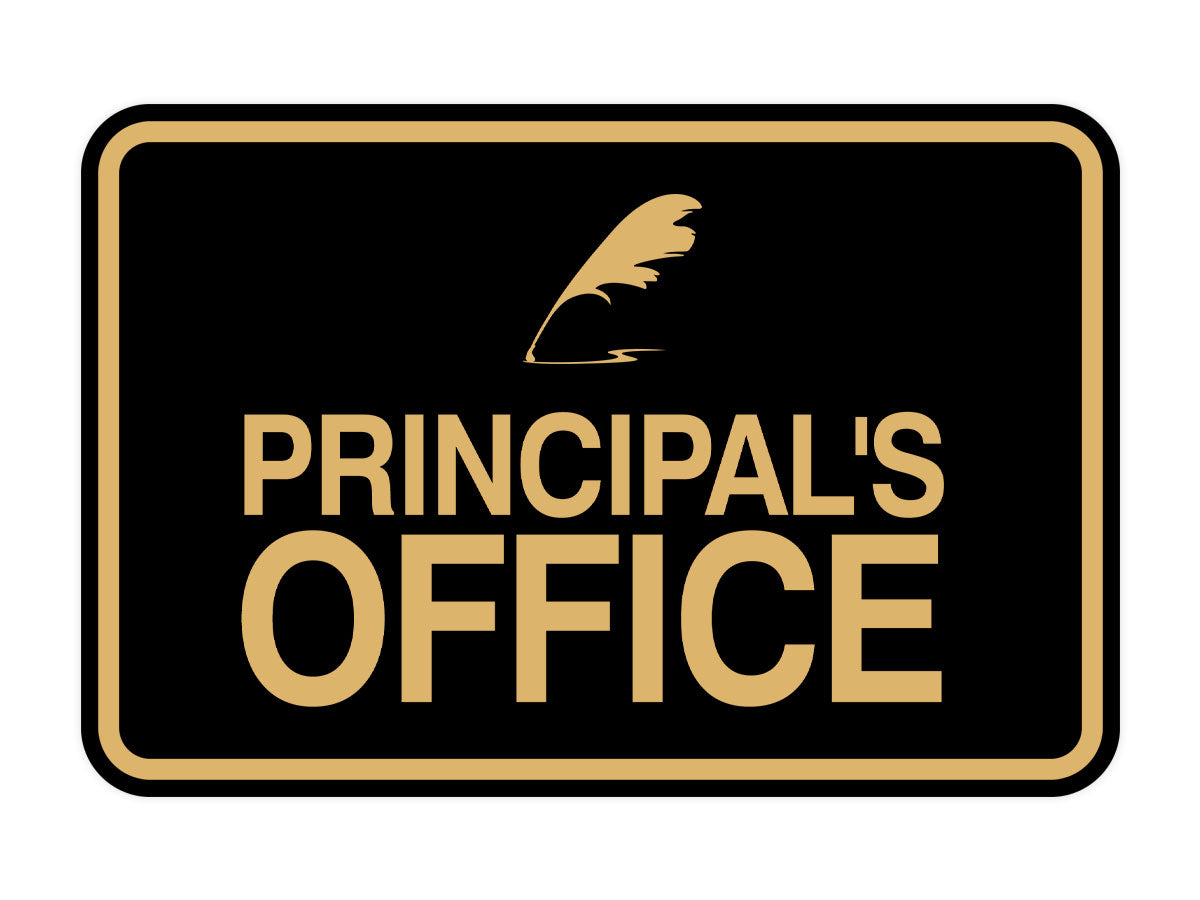 Signs ByLITA Classic Framed Principal's Office Wall or Door Sign