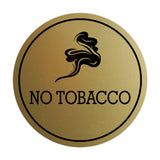 Signs ByLITA Circle No Tobacco Wall or Door Sign