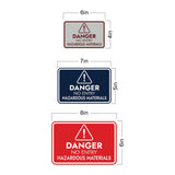 Signs ByLITA Classic Framed Danger: No Entry - Hazardous Materials Door or Wall Sign Easy Installation | Health And Safety | Building And Warning Signs