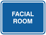 Signs ByLITA Classic Framed Facial Room Sign - Easy Installation | Durable Wall or Door