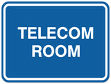 Signs ByLITA Classic Framed Telecom Room Sign | Durable Material | Office
