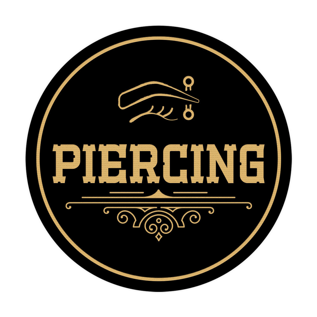 Signs ByLITA Circle Piercing Wall or Door Sign