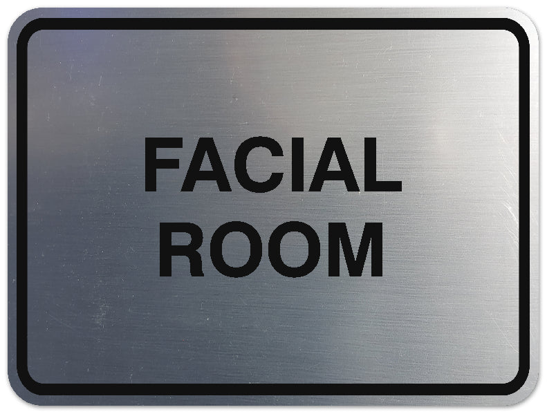 Signs ByLITA Classic Framed Facial Room Sign - Easy Installation | Durable Wall or Door