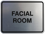 Signs ByLITA Classic Framed Facial Room Sign - Easy Installation | Durable Wall or Door