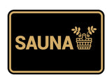 Signs ByLITA Classic Framed Sauna Wall or Door Sign