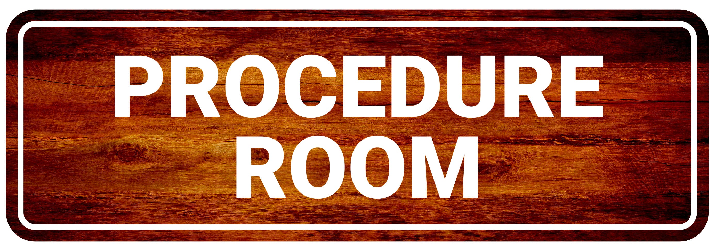 Standard Plus Procedure Room Wall or Door Sign | Office Signage