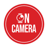Signs ByLITA Circle On Camera Wall or Door Sign