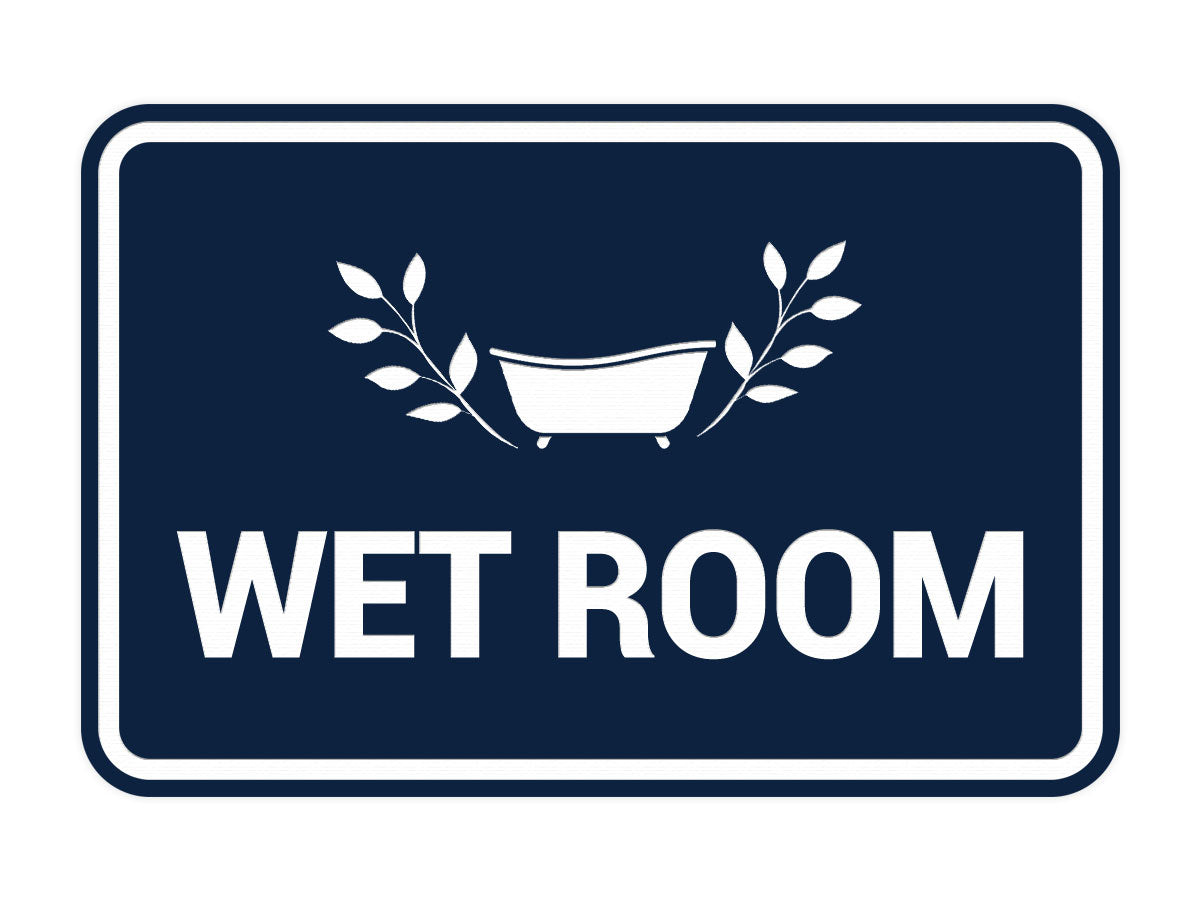 Signs ByLITA Classic Framed Wet Room Wall or Door Sign