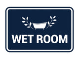Signs ByLITA Classic Framed Wet Room Wall or Door Sign