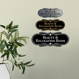 Signs ByLITA Designer Beauty & Relaxation Room Wall or Door Sign