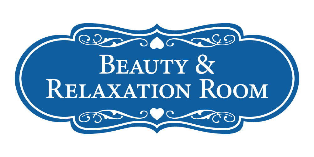 Signs ByLITA Designer Beauty & Relaxation Room Wall or Door Sign