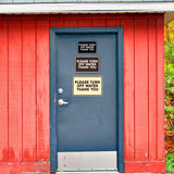 Signs ByLITA Classic Framed Please Turn Off Water Thank You Door or Wall Sign | Eco-Friendly Home Signs