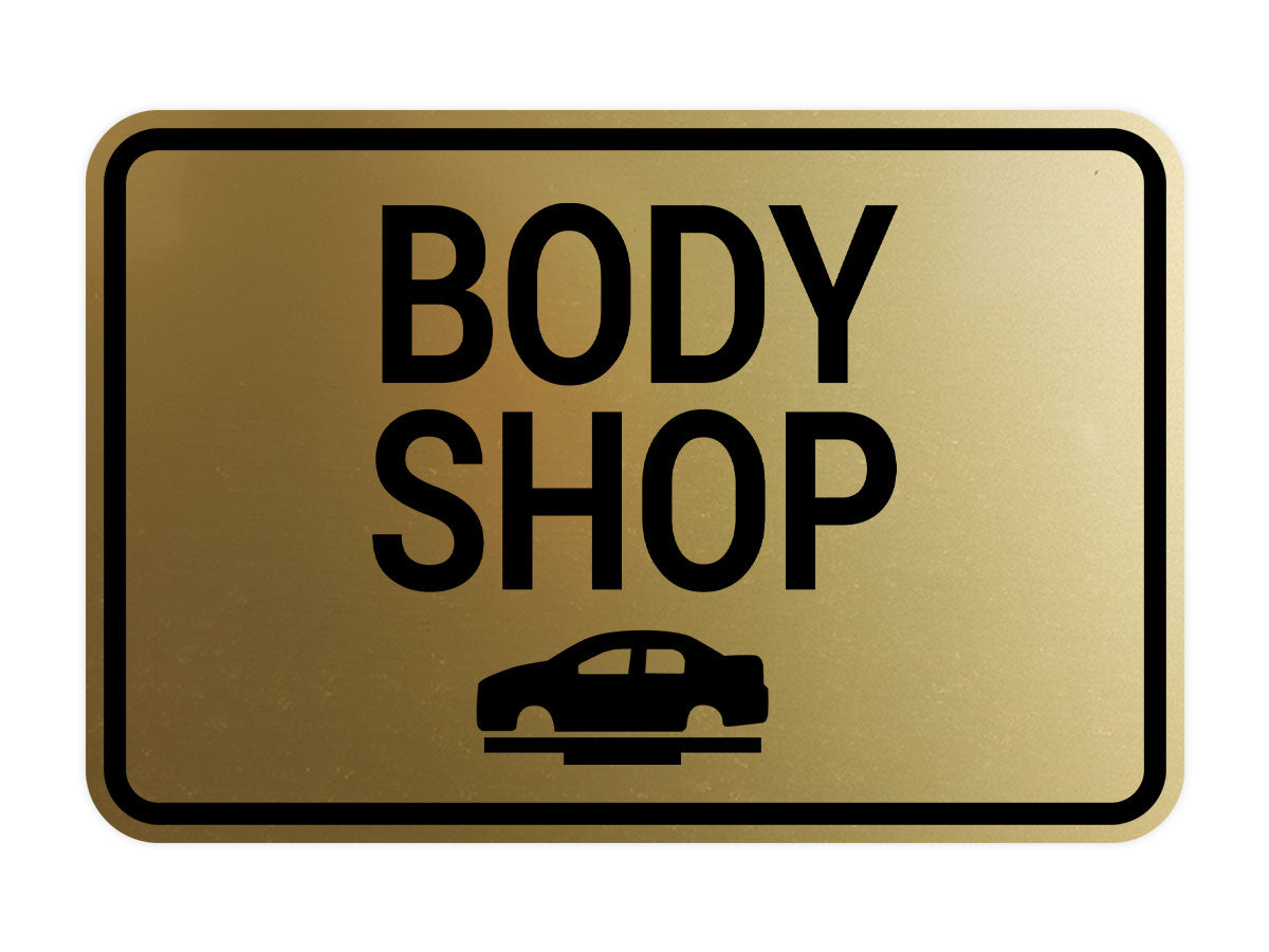 Signs ByLITA Classic Framed Body Shop Wall or Door Sign