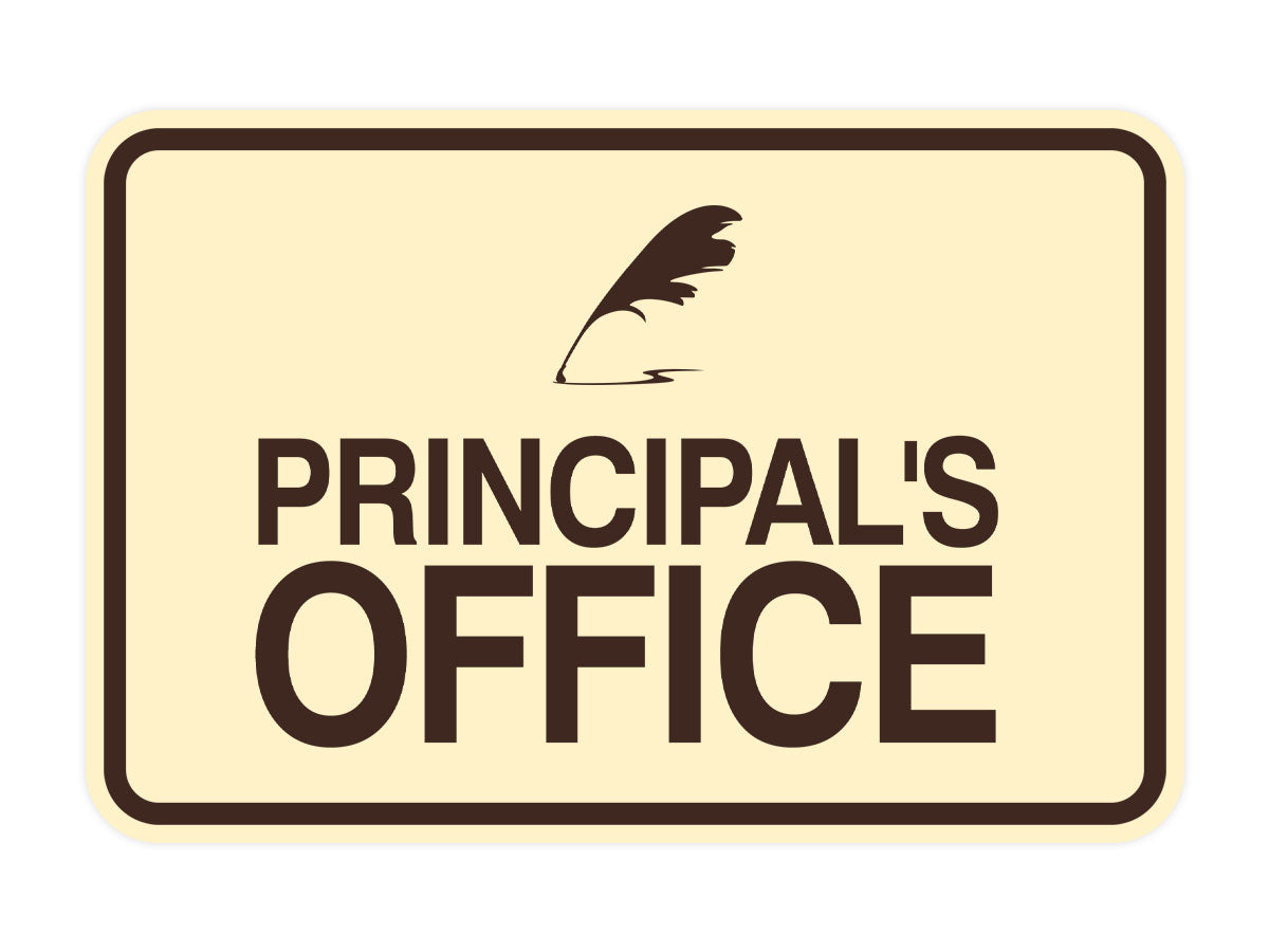 Signs ByLITA Classic Framed Principal's Office Wall or Door Sign