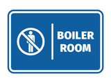 Signs ByLITA Classic Framed Boiler Room Door or Wall Sign Easy Installation | Health And Safety | Building And Hospitality Signs