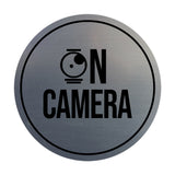 Signs ByLITA Circle On Camera Wall or Door Sign