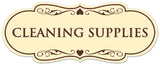 Signs ByLITA Designer Cleaning Supplies Sign - Easy Installation | Durable Wall or Door Sign