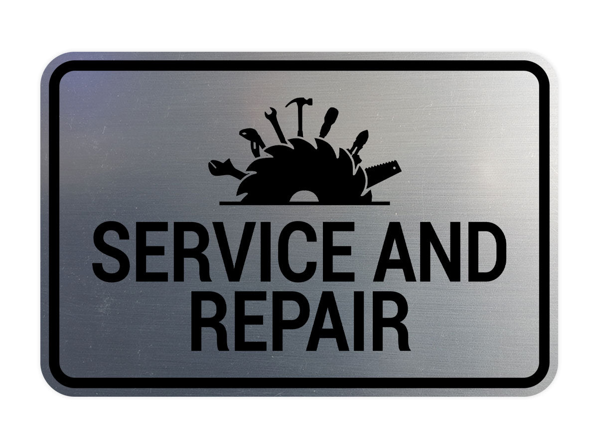 Signs ByLITA Classic Framed Service and Repair Wall or Door Sign