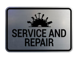 Signs ByLITA Classic Framed Service and Repair Wall or Door Sign