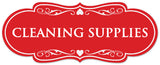Signs ByLITA Designer Cleaning Supplies Sign - Easy Installation | Durable Wall or Door Sign