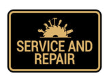 Signs ByLITA Classic Framed Service and Repair Wall or Door Sign