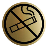 Signs ByLITA Circle No Smoking Graphic Door or Wall Sign | Easy Installation | Durable Construction | Promote Health And Safety | Caution Warning Sign for Home, Business and Office Spaces