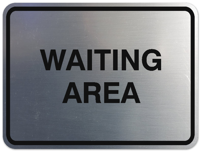 Signs ByLITA Classic Framed Waiting Area Sign | Durable Material | Office