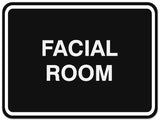 Signs ByLITA Classic Framed Facial Room Sign - Easy Installation | Durable Wall or Door