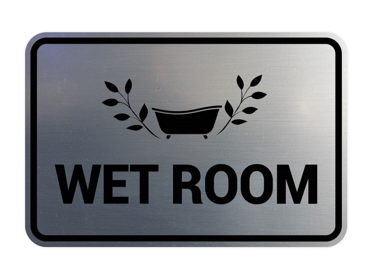 Signs ByLITA Classic Framed Wet Room Wall or Door Sign