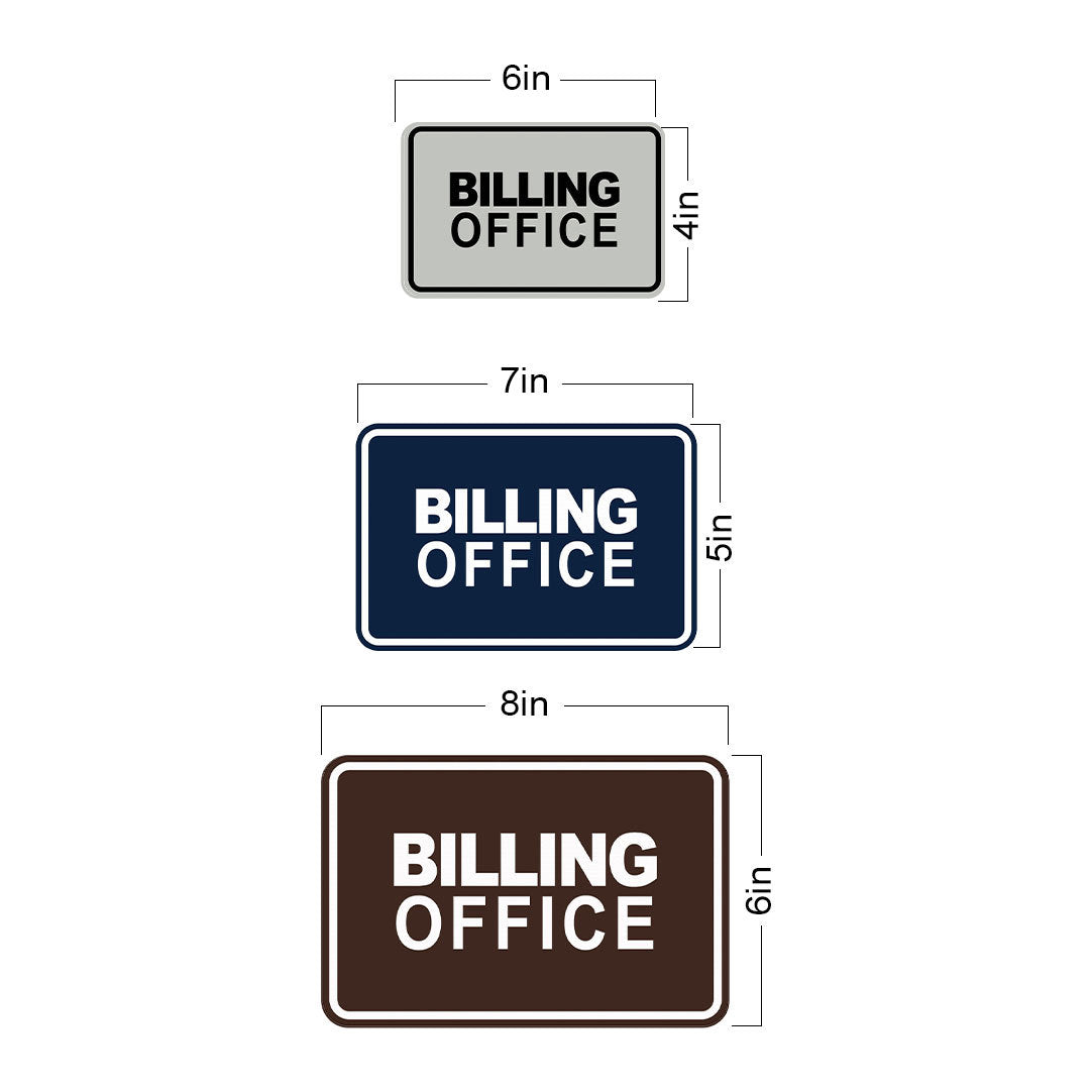 Signs ByLITA Classic Framed Billing Office Wall or Door Sign