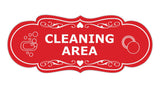 Signs ByLITA Designer Cleaning Area Makeup Area Wall or Door Sign