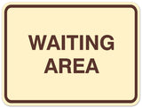 Signs ByLITA Classic Framed Waiting Area Sign | Durable Material | Office