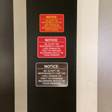 Signs ByLITA Classic Framed Notice: We Accept No Responsibility For The Loss, Damage or Theft of Personal Belongings Whilst On These Premises Door or Wall Sign Easy Installation | Warning Health & Safety | Office & Venues