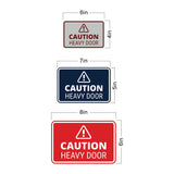 Signs ByLITA Classic Framed Caution Heavy Door Door or Wall Sign Easy Installation | Health And Safety | Building And Warning Signs