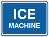 Signs ByLITA Classic Framed Ice Machine Sign - Easy Installation | Durable Wall or Door