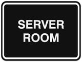 Signs ByLITA Classic Framed Server Room Sign | Durable Material | Office