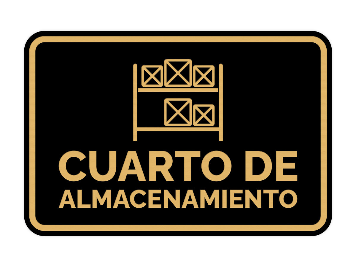 Signs ByLITA Classic Framed Cuarto de Almacenamiento Door or Wall Sign