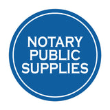 Signs ByLITA Circle Notary Public Supplies Wall or Door Sign