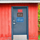 Signs ByLITA Classic Framed Please Let Us Know If There Is Any Damage Door or Wall Sign | Eco-Friendly Home Signs