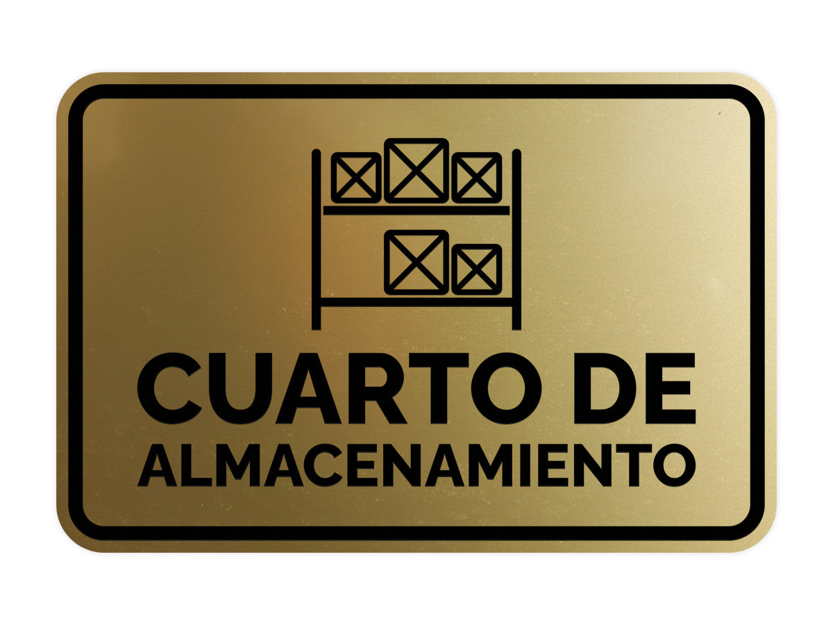 Signs ByLITA Classic Framed Cuarto de Almacenamiento Door or Wall Sign
