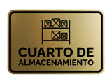 Signs ByLITA Classic Framed Cuarto de Almacenamiento Door or Wall Sign
