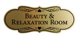 Signs ByLITA Designer Beauty & Relaxation Room Wall or Door Sign