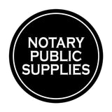 Signs ByLITA Circle Notary Public Supplies Wall or Door Sign