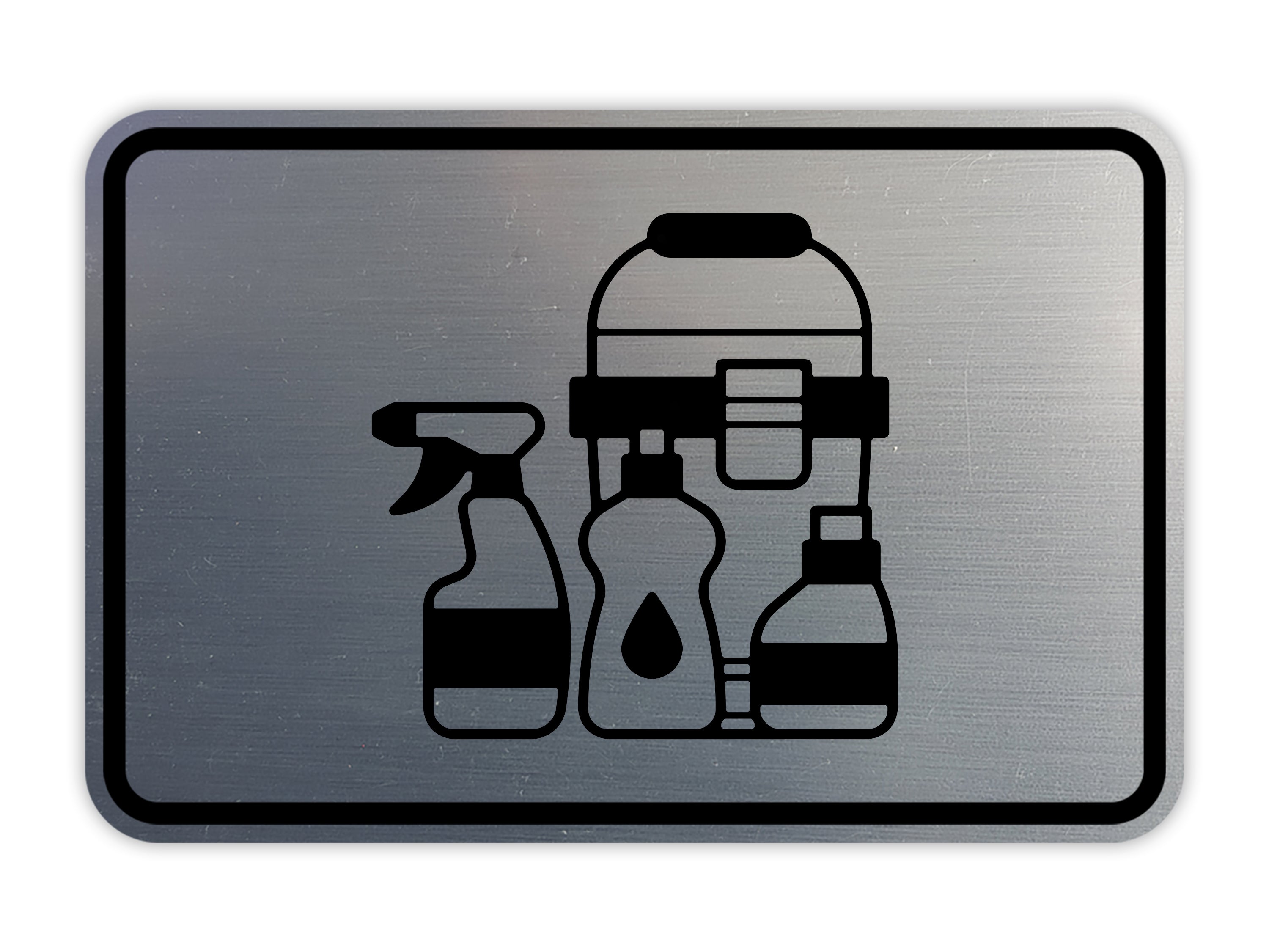 Signs ByLITA Classic Framed Cleaning Supplies Graphic Wall or Door Sign
