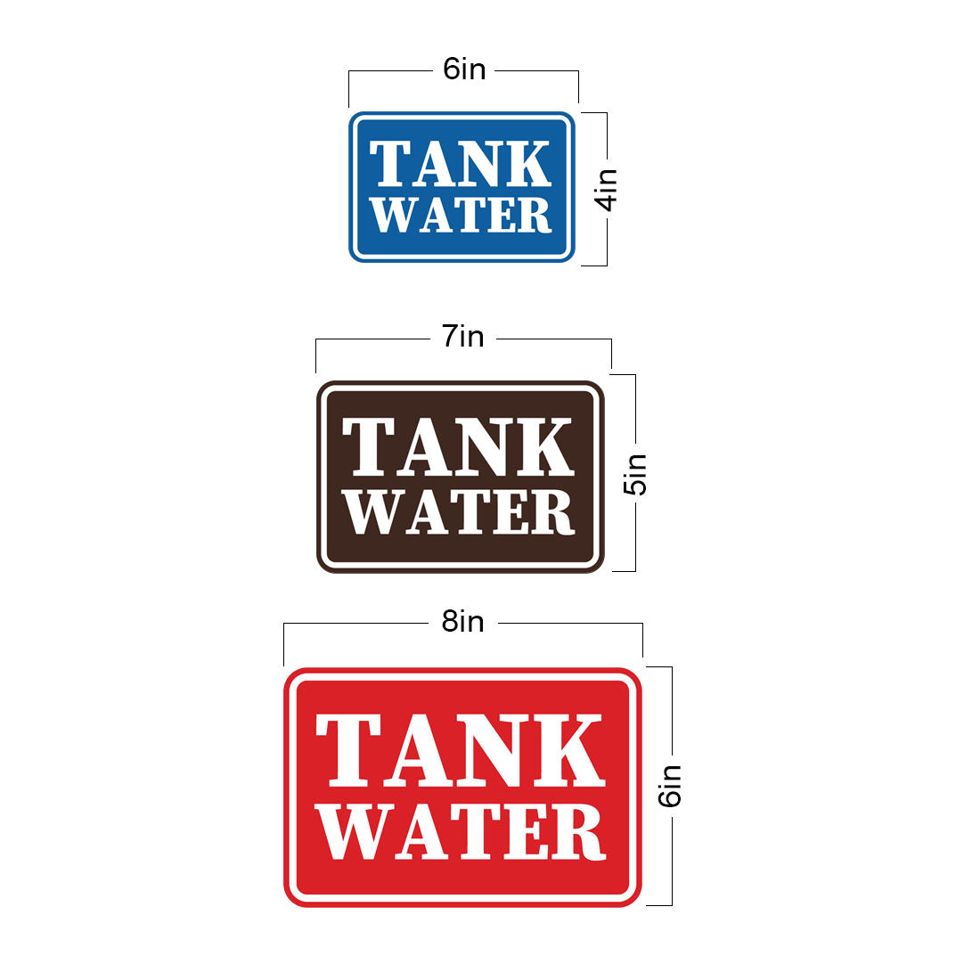 Signs ByLITA Classic Framed Tank Water Door or Wall Sign | Eco-Friendly Home Signs