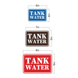 Signs ByLITA Classic Framed Tank Water Door or Wall Sign | Eco-Friendly Home Signs