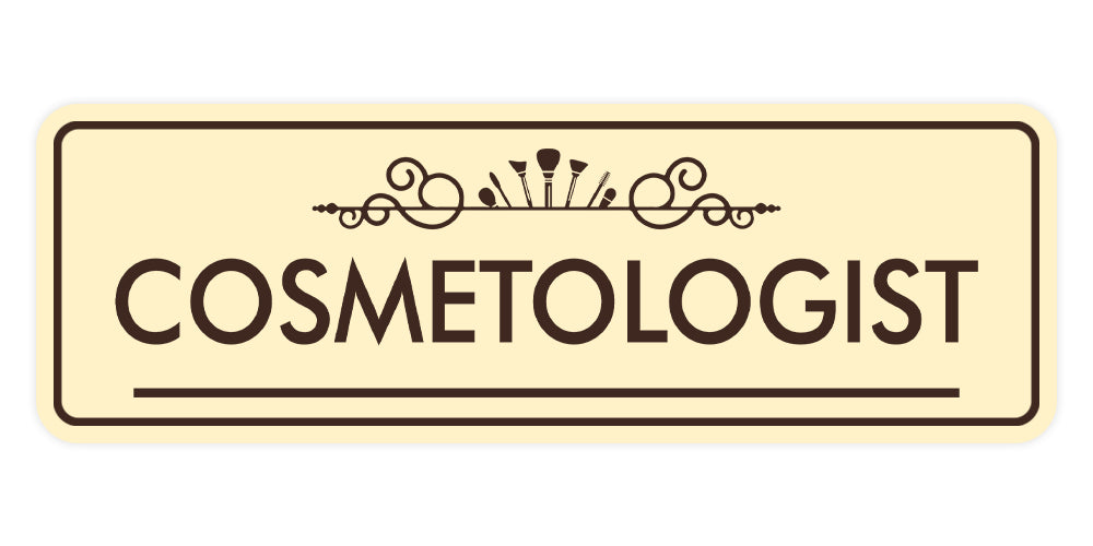 Signs ByLITA Cosmetologist Medical Office Decor Wall or Door Sign