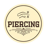 Signs ByLITA Circle Piercing Wall or Door Sign