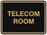 Signs ByLITA Classic Framed Telecom Room Sign | Durable Material | Office